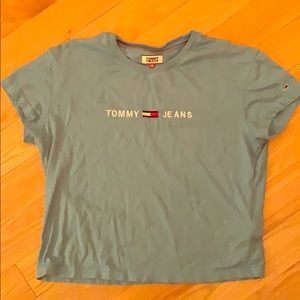 Tommy Jeans Blue Crop Top